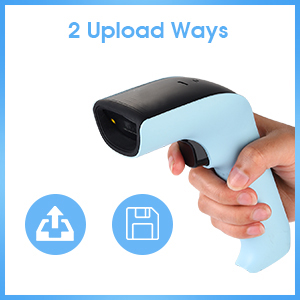 2D Bluetooth Inventory Desktop Barcode Scanner With Charging Cradle factroy
